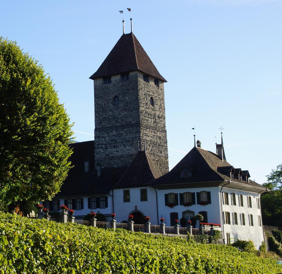 Hotel Schlosspintli Spiez Buitenkant foto