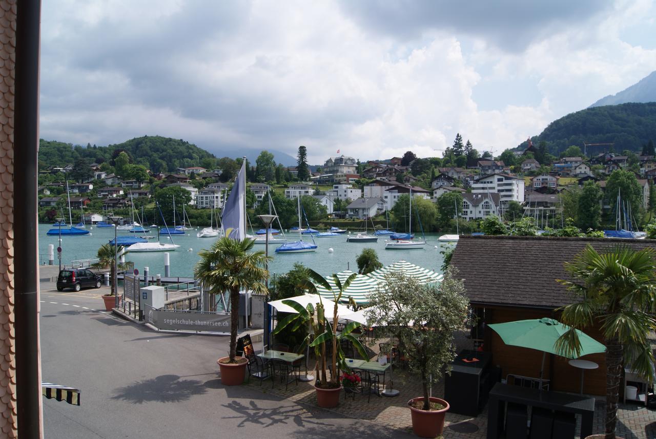 Hotel Schlosspintli Spiez Buitenkant foto