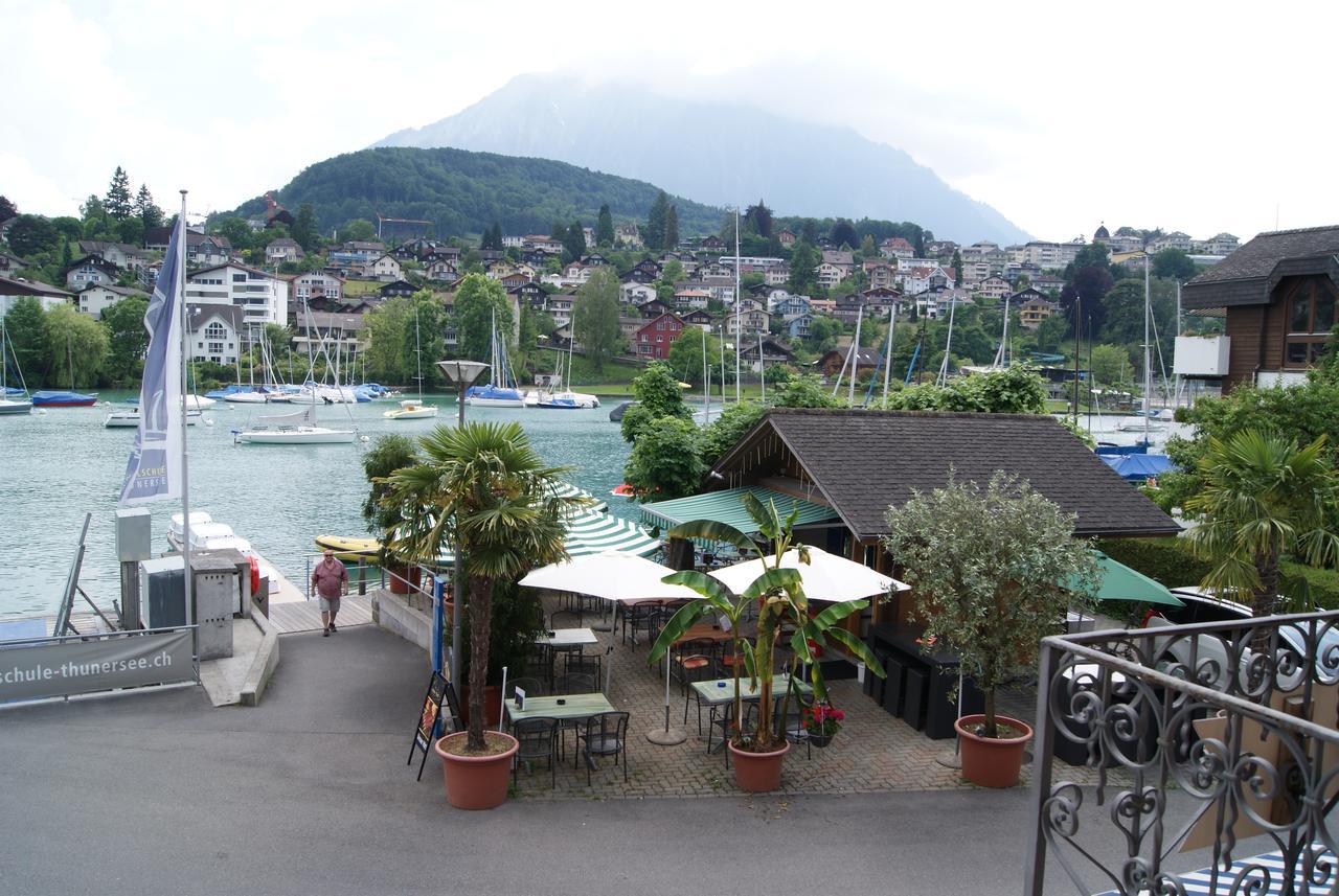 Hotel Schlosspintli Spiez Buitenkant foto