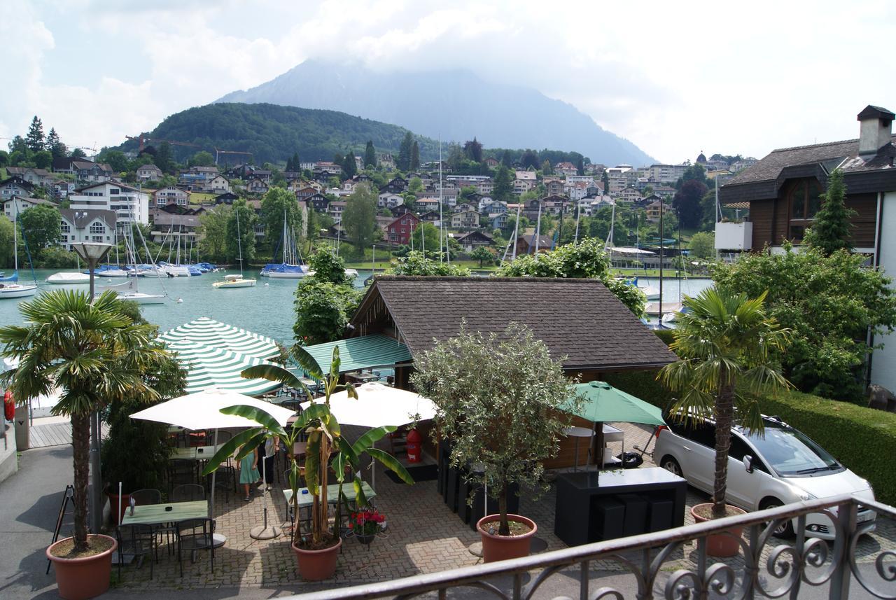 Hotel Schlosspintli Spiez Buitenkant foto